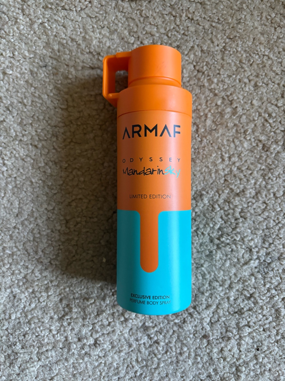 Armaf Odyssey Mandarin Sky Limited Edition Bottle - Orange & Teal